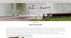 Desktop Screenshot of lapipocto.hu